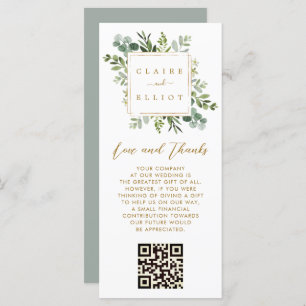 Verdor Botánico De Oro Deseando Bien Gracias