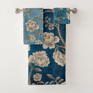 Verdor botánico monocromo Floral Chinoiserie