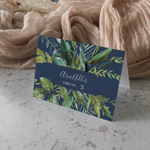 Verdor de verano Tarjetas de plaza de Boda de la