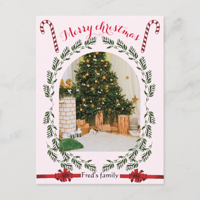 Verdor Foliage Foliage Foliage simple navidad (Anverso)