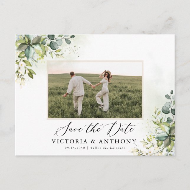 Verdor Guardar la postal de fecha (Anverso)