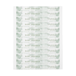 Verdor hidrangea azul es un niño Baby Shower