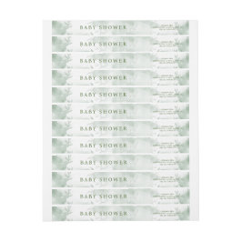 Verdor hidrangea azul es un niño Baby Shower