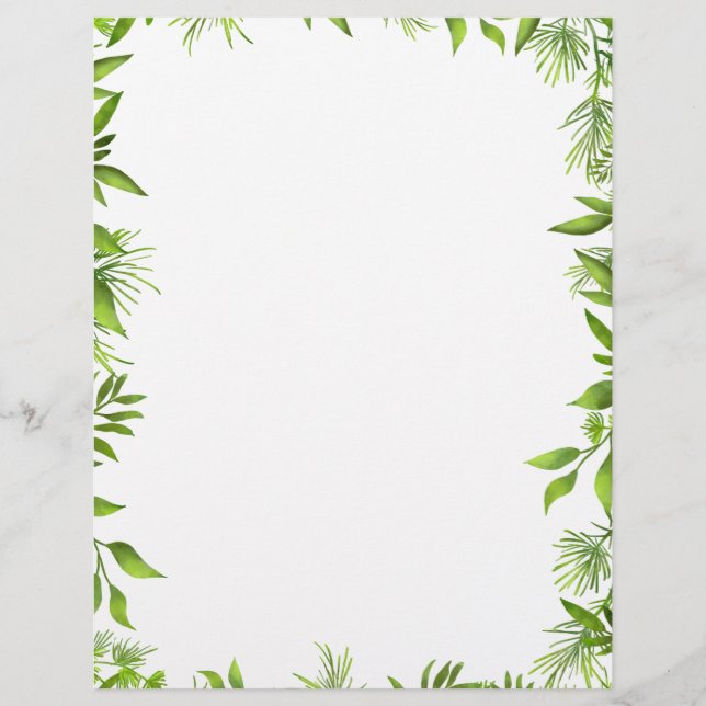 Verdor | Hoja | Boda Stationary (Anverso)