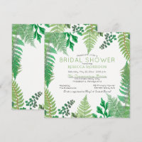 Verdor | Invitaciones a la ducha de novias de feri