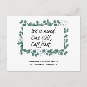 Verdor Nueva tarjeta postal de Invitación de direc
