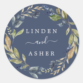 Verdor otoñal | Sellos para sobres Bodas de la Mar