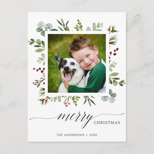 Verdor: tarjeta postal de fotografía de festividad (Anverso)