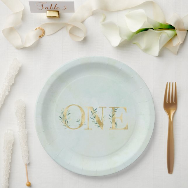 Verdor ¡Un plato de fiesta de primer cumpleaños! P (Boda)