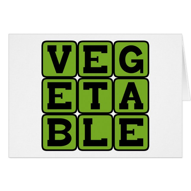 Verdura, Comida Saludable (Anverso (Horizontal))