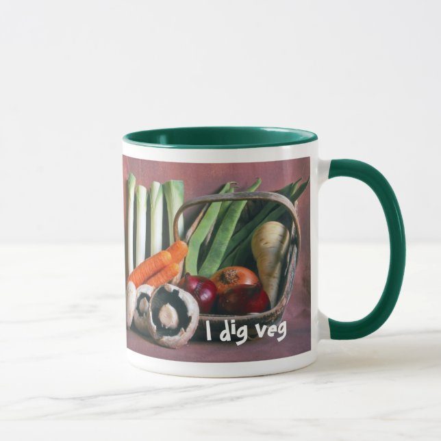 Verdura-en-trug la taza (Derecha)