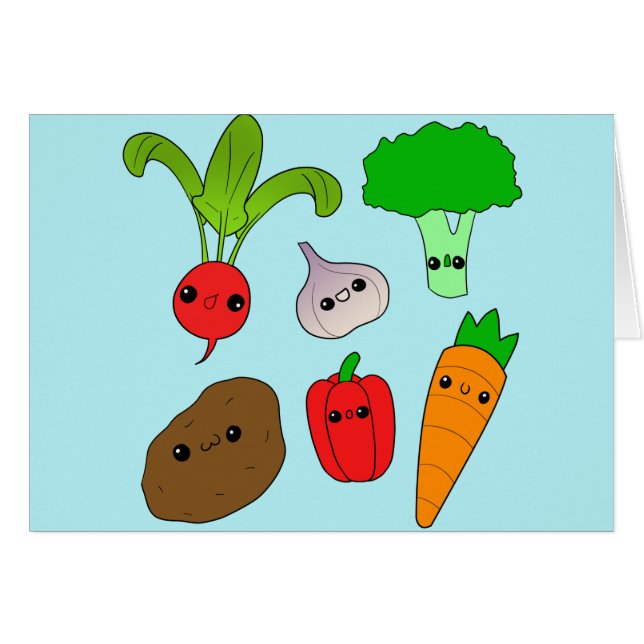 Verduras de Chibi (Anverso (Horizontal))