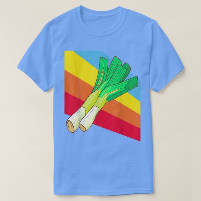 Verduras de la lumbre Comida Camiseta vegetariana  (Diseño del anverso)