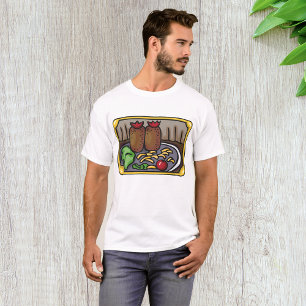Verduras En Una Camiseta De Plate