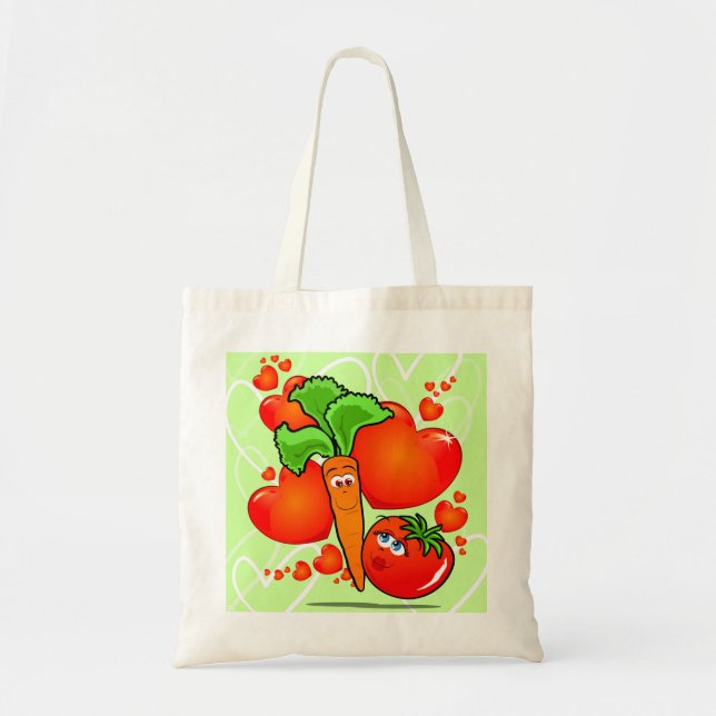 Verduras enamoradas, bolsa (Frente)