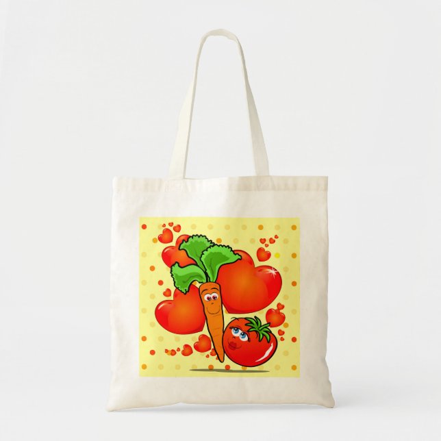 Verduras enamoradas, bolsa (Frente)