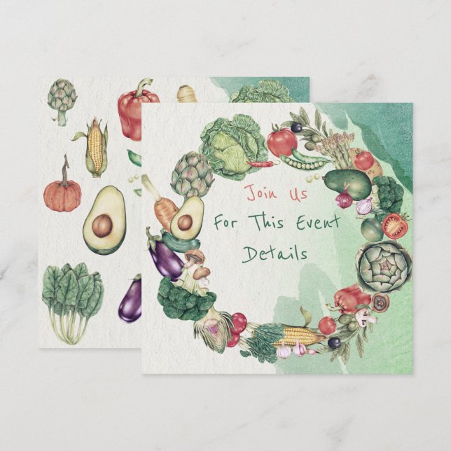 Verduras frescas (Anverso / Reverso)