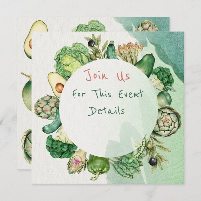 Verduras frescas (Anverso / Reverso)