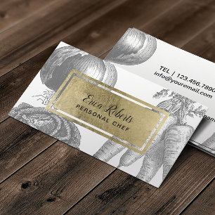 Verduras personales del vintage de la etiqueta del