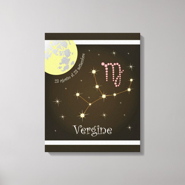 Vergine 23 al 23 lienzo settembre agosto (Anverso)