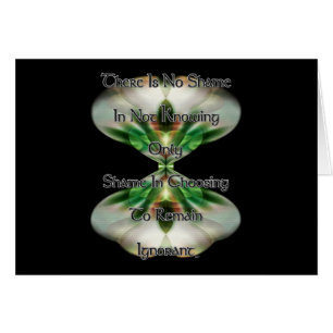 Vergüenza e ignorancia