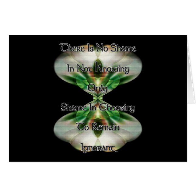 Vergüenza e ignorancia (Anverso (Horizontal))