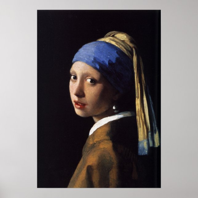 Vermeer - Chica con un Pearl Earring - Arte de épo (Frente)