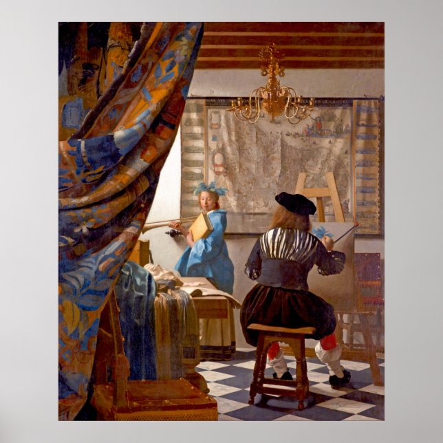 Vermeer - El arte de la pintura (Frente)