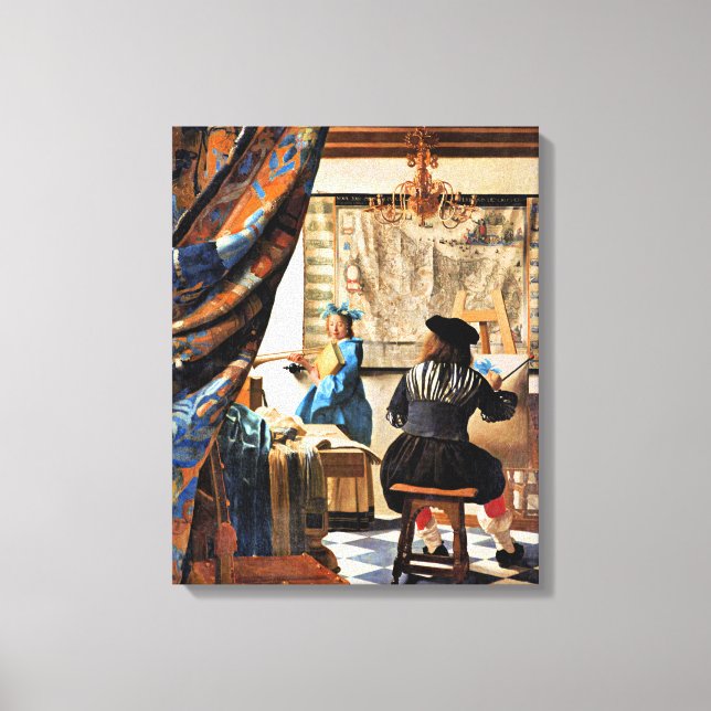 Vermeer - El arte de la pintura (Anverso)