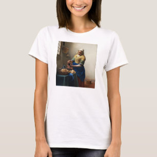 Vermeer la camiseta de la lechera