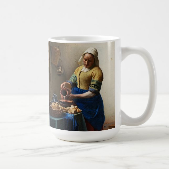 Vermeer la taza de la lechera (Derecha)