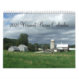 Vermont Barns 2021 - Calendario