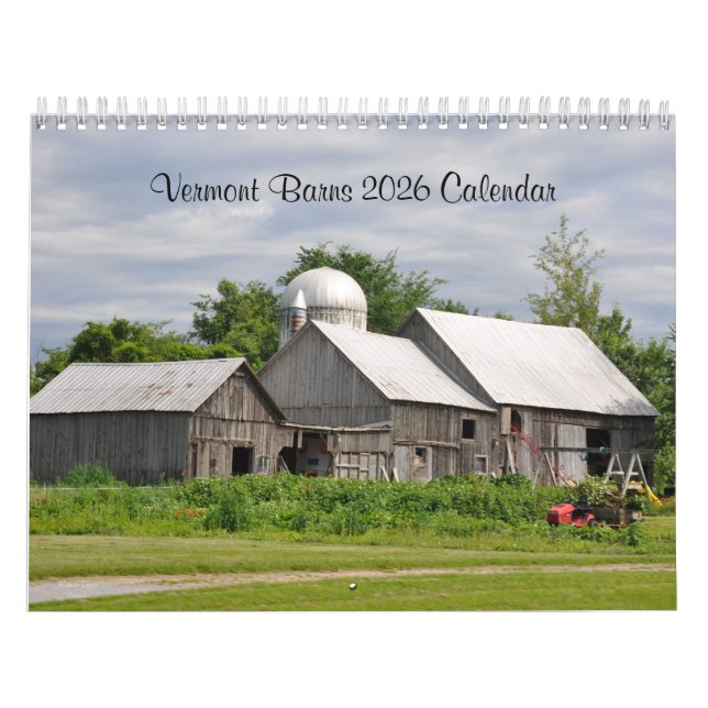 Vermont Barns 2026 - Calendario (Tapa)
