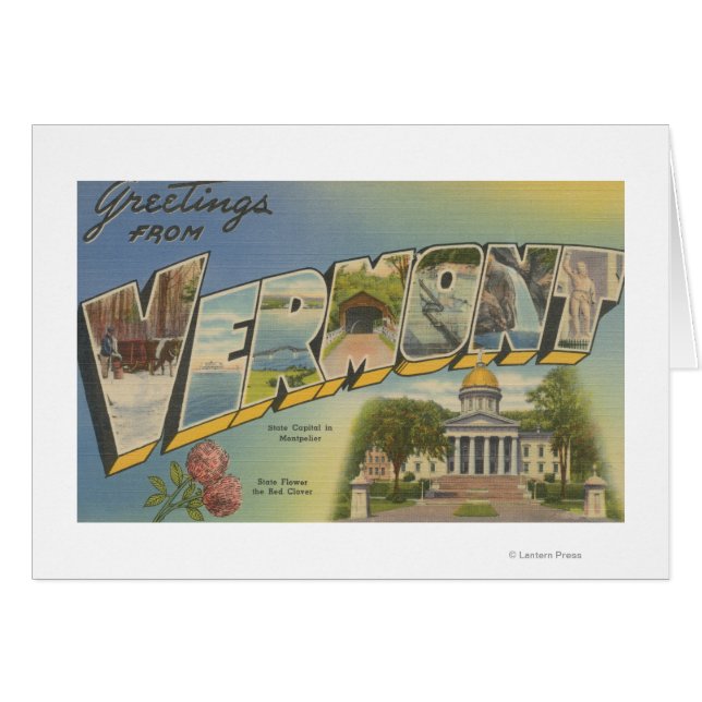 Vermont (Capital Estatal/Flor) - (Anverso (Horizontal))