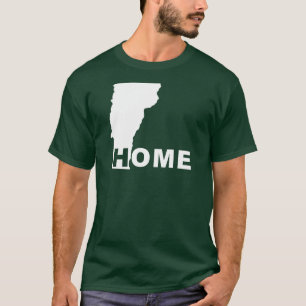 Vermont Home Alejado De Los Tees De La Camiseta Es