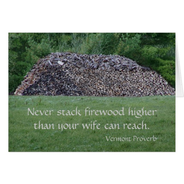 Vermont Proverb (Anverso (Horizontal))