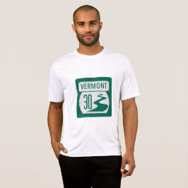 Vermont Rt Camiseta de señalización de ruta 30