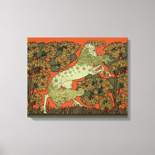 Verneuil Arte Nouveau Caballo: Ecuestre Vintage