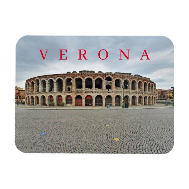 Verona Arena ver imán de nevera (Horizontal)
