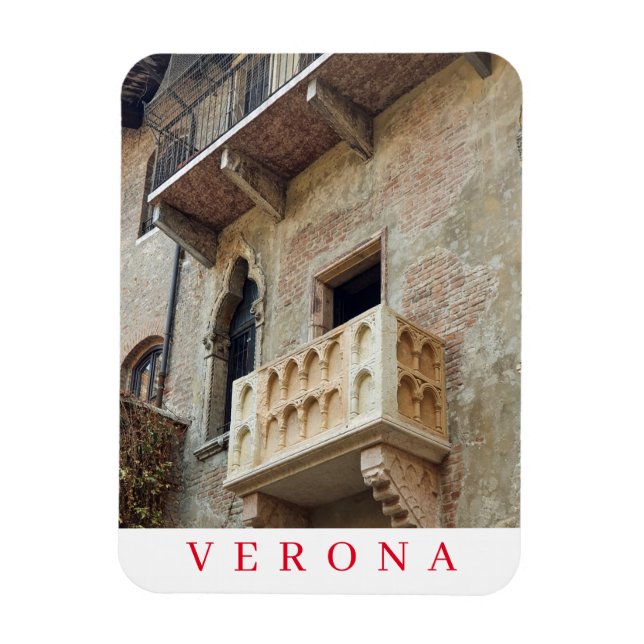 Verona Juliet tiene un imán de nevera con vistas a (Vertical)