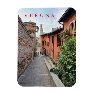 Verona mármol escalonado refrigerador imán