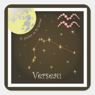 Verseau 21 janvier au 18 pegatina février