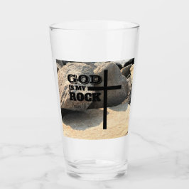 Versículo Bíblico Dios es Mi Roca Cruz Negra Crist