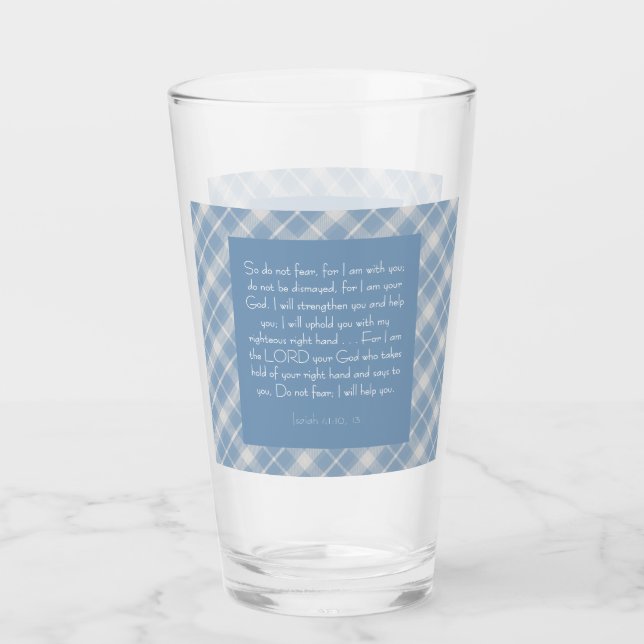 Versículo bíblico personalizable Isaías 41:10, 13 (Anverso)