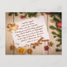 Versículo de la Biblia de Navidad Lucas 2 10-11 El