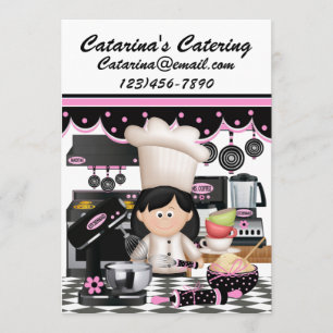 Versión 3 Tarjetas de receta culinaria / Invitació