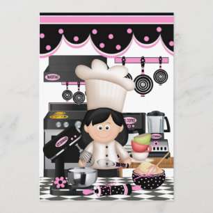 Versión 7 Tarjetas de receta culinaria / Invitació