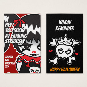 Versión de Halloween de advertencia de Princesa