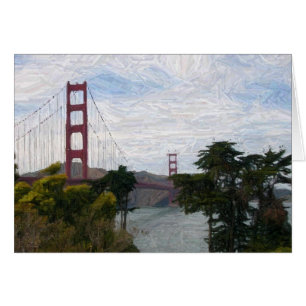 Versión del bosquejo de puente Golden Gate