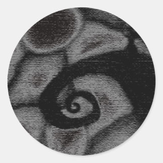 versión gris pegatina inspirada en la pesadilla